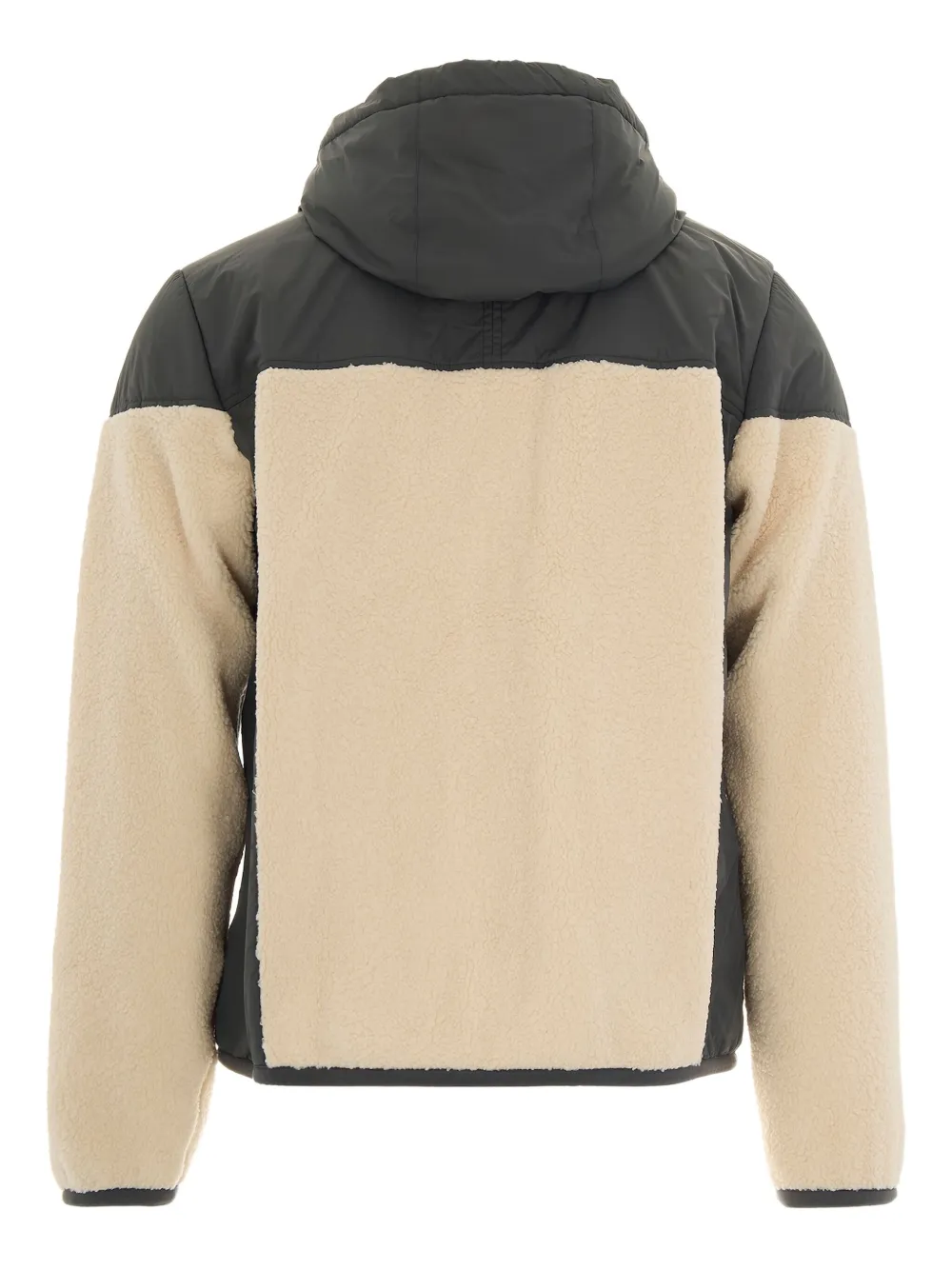 K-way Hooded Fleece-paneled Jacket In Blue