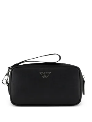 Giorgio Armani Neceser Con Logo Estampado | Negro | FARFETCH PE