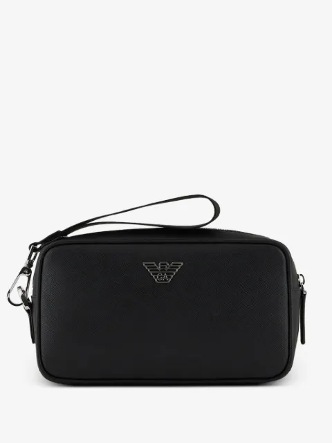 Emporio Armani neceser con placa del logo
