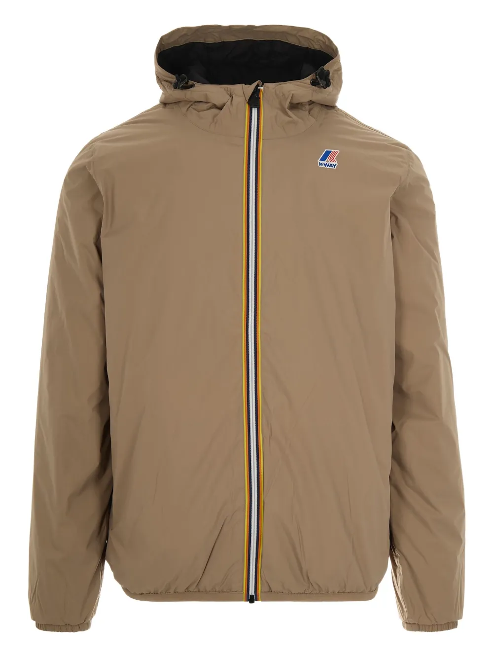 K-Way logo-print jacket | Brown | Image 1