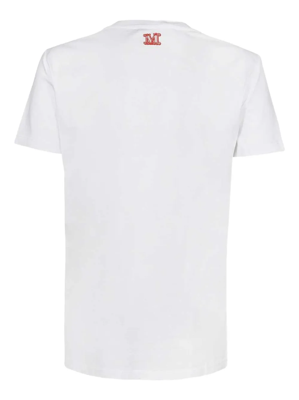 Max Mara embroidered-coral T-shirt Wit