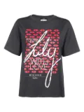 Weekend Max Mara graphic-print cotton T-shirt - Black