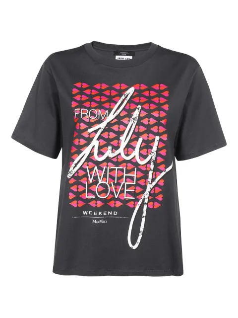 Weekend Max Mara graphic-print cotton T-shirt