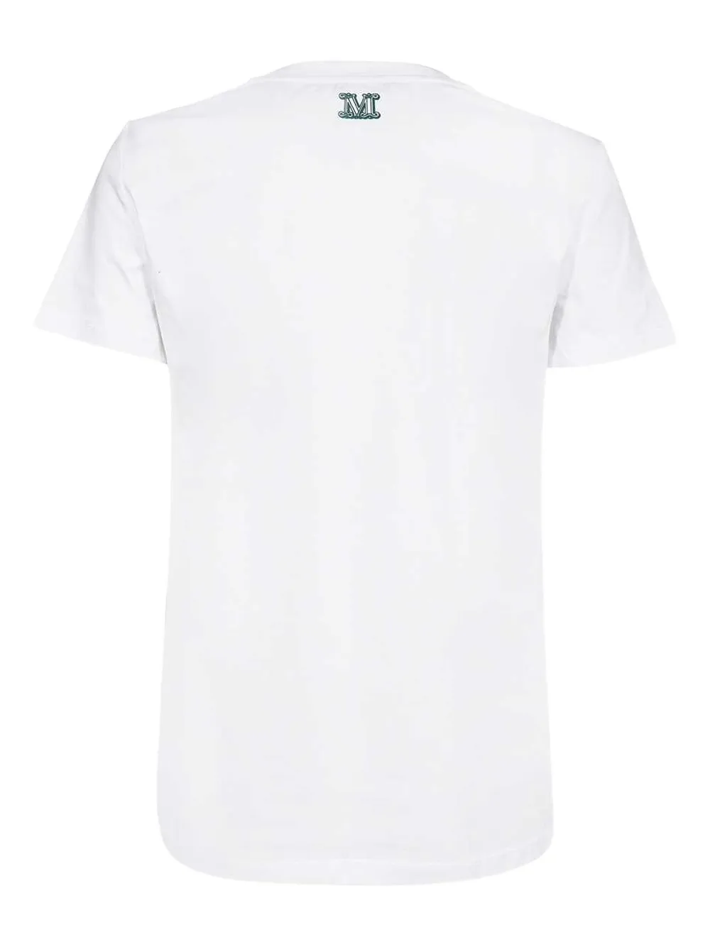 Max Mara embroidered-floral cotton T-shirt Wit