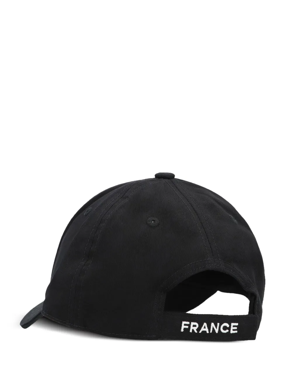 VETEMENTS Paris honkbalpet met logo - Zwart