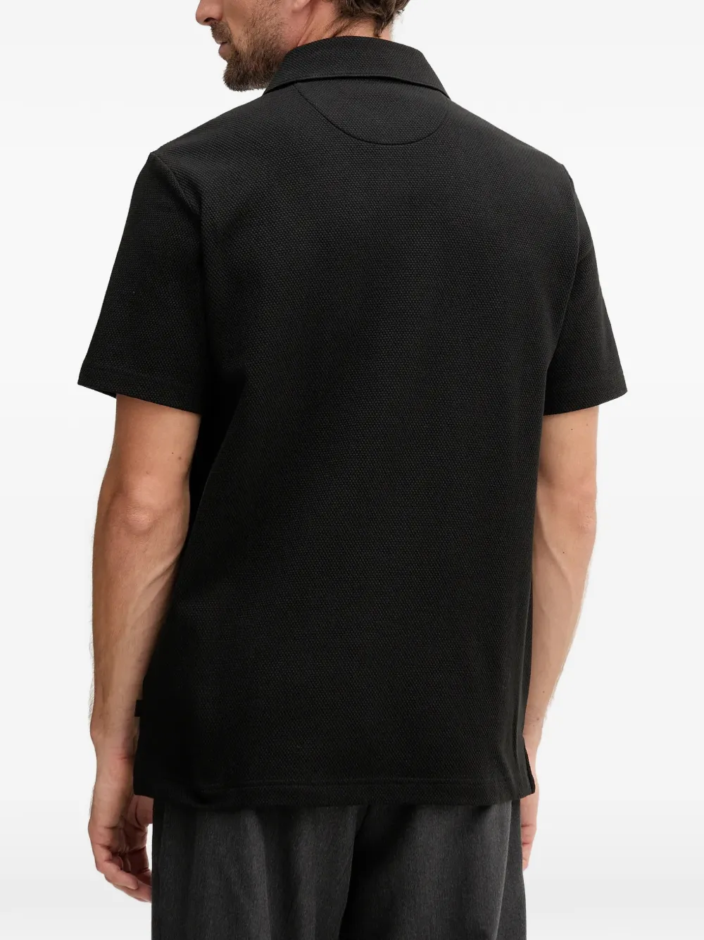 Michael Kors Poloshirt met knopen Zwart