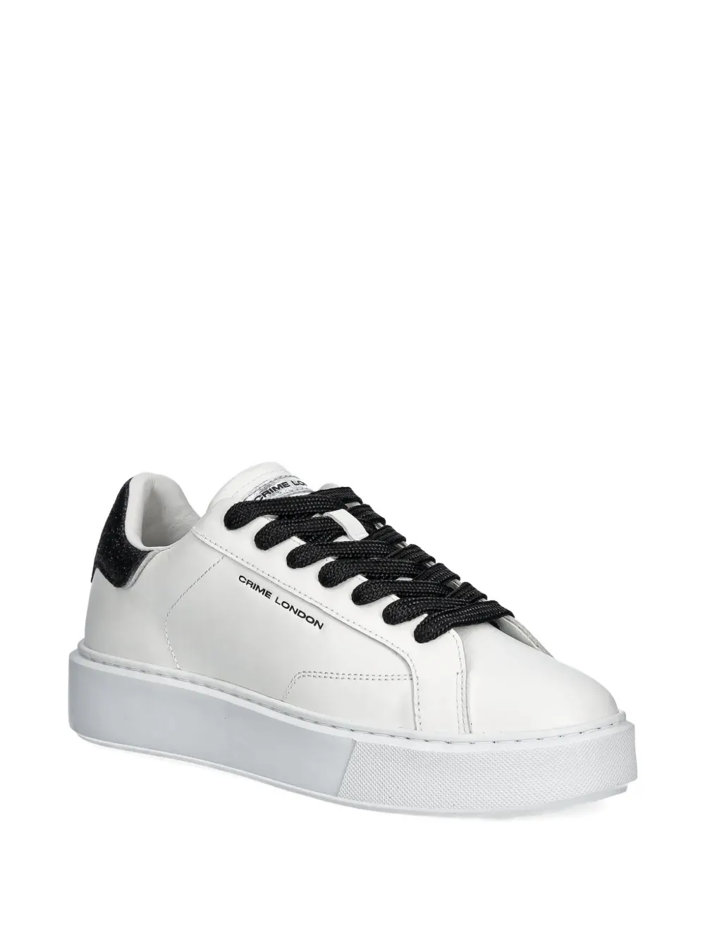 Crime London Extralight lace-up fastening sneakers - Wit