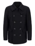 DSQUARED2 double-breasted wool coat - Black