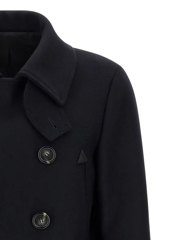 DSQUARED2 double-breasted Wool Coat | Black | FARFETCH ID