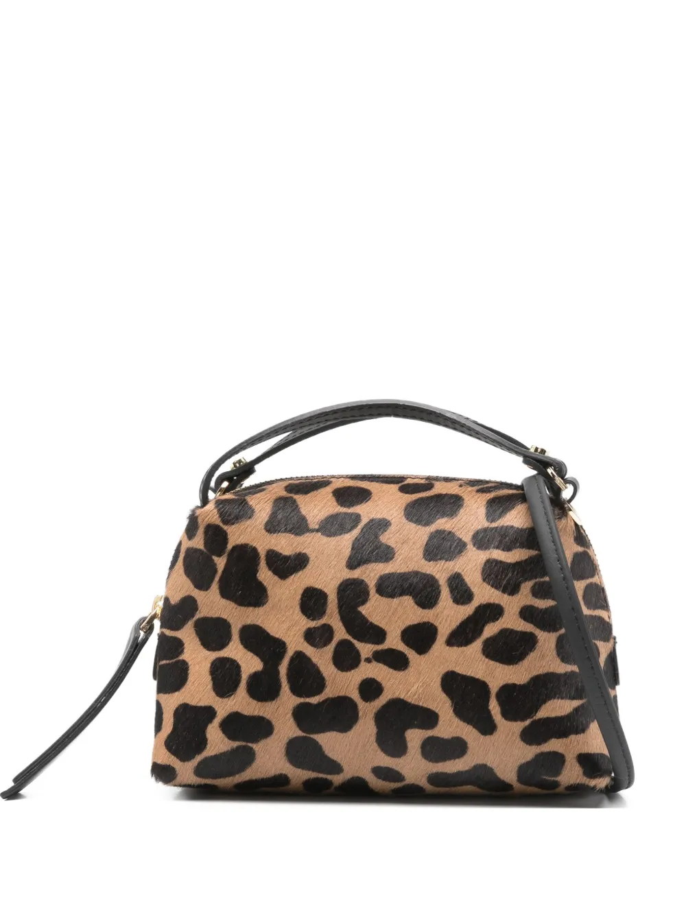 GIANNI CHIARINI Alifa レオパード ハンドバッグ - ブラウン GIANNI CHIARINI Alifa レオパード ハンドバッグ - ブラウン