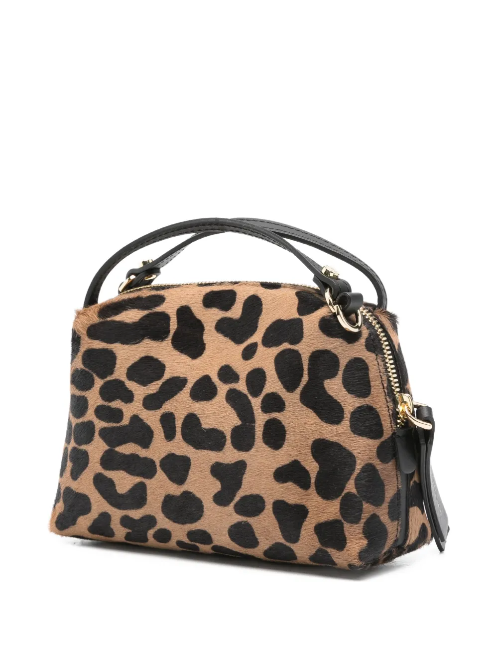 Gianni Chiarini Alifa Leopard-print Tote Bag In Brown