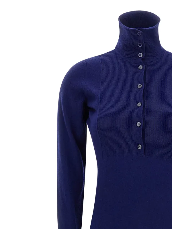 Tom Ford Polo Cashmere Dress - Blue