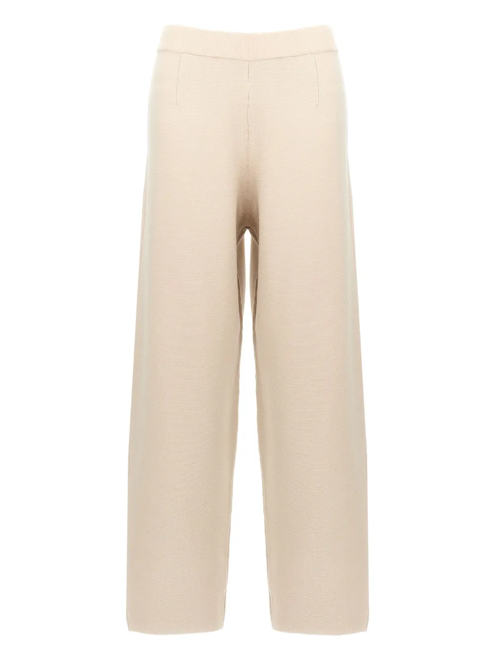 Max Mara Dula gebreide broek met elastische tailleband Beige