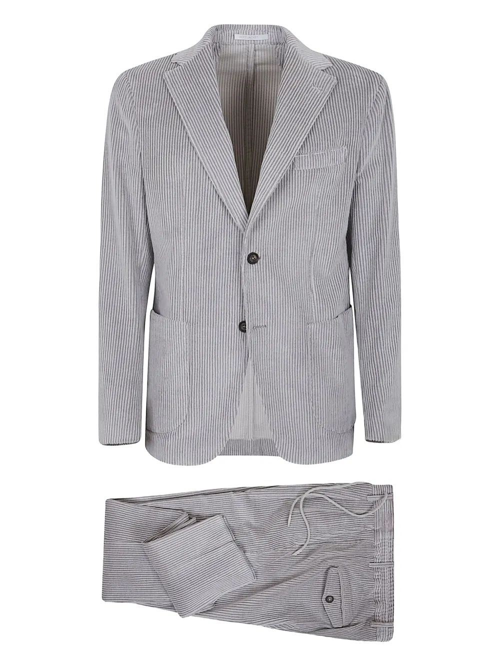 Eleventy corduroy suit Grijs