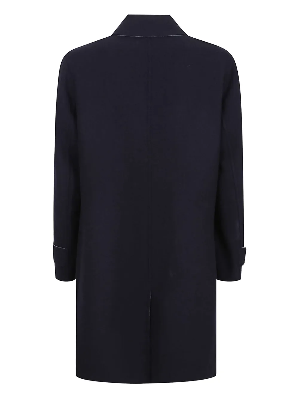 Eleventy buttoned patch-pocket coat Blauw