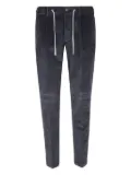 Eleventy drawstring corduroy trousers - Blue
