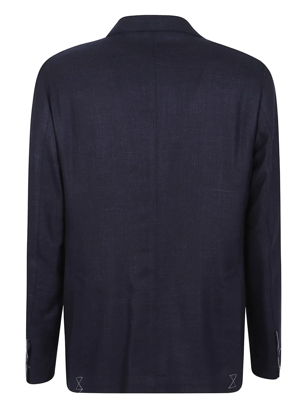 Eleventy single-breasted textured suit Blauw