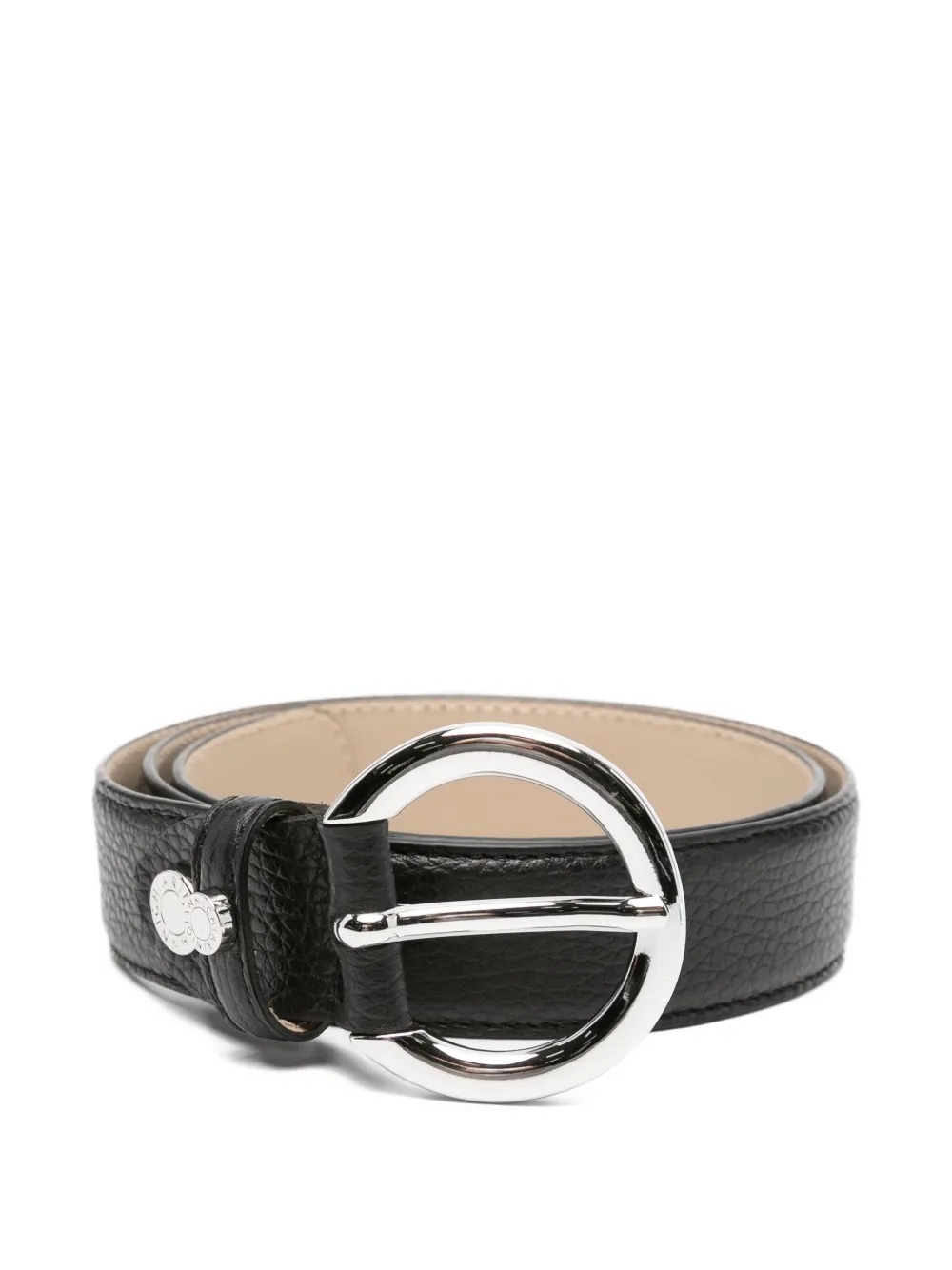 GIANNI CHIARINI logo-detail leather belt | Black | Image 1