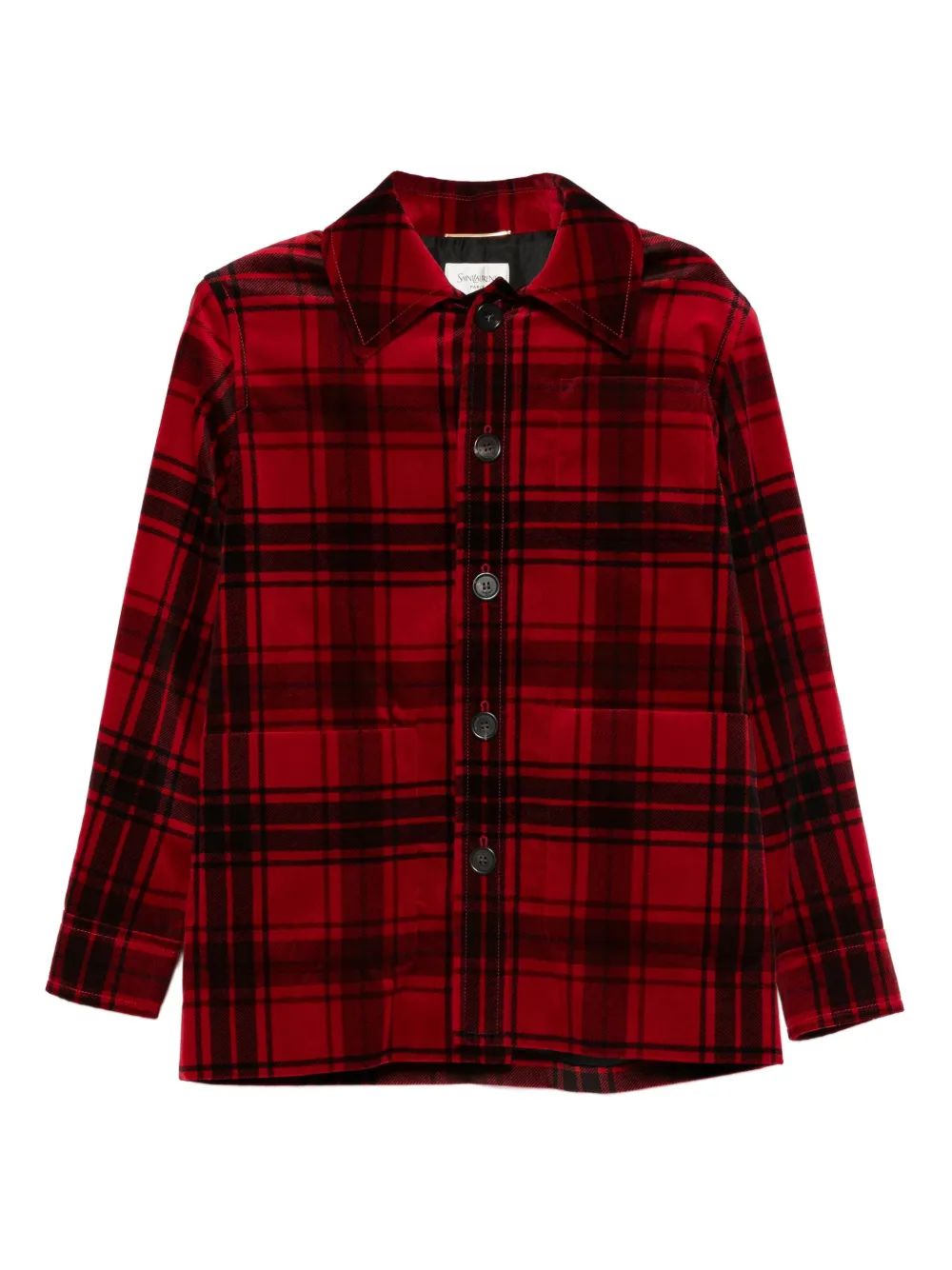 Saint Laurent checked jacket | Red | Image 1