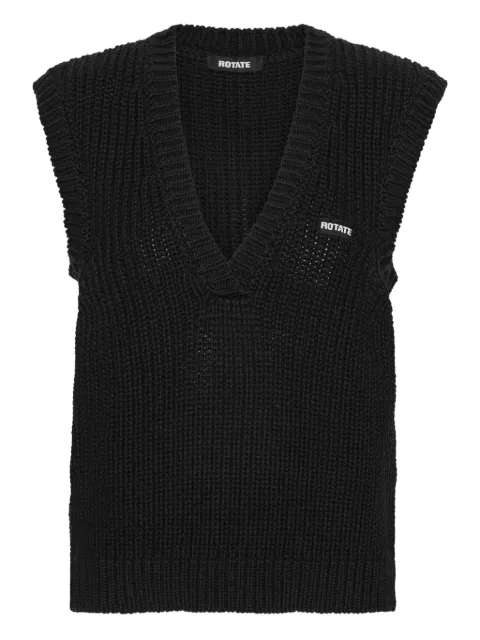 ROTATE BIRGER CHRISTENSEN V-neck knitted vest