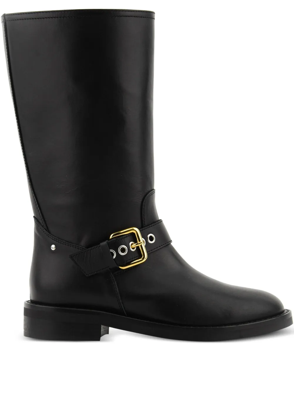 Paul Warmer City buckle-fastening leather boots Black