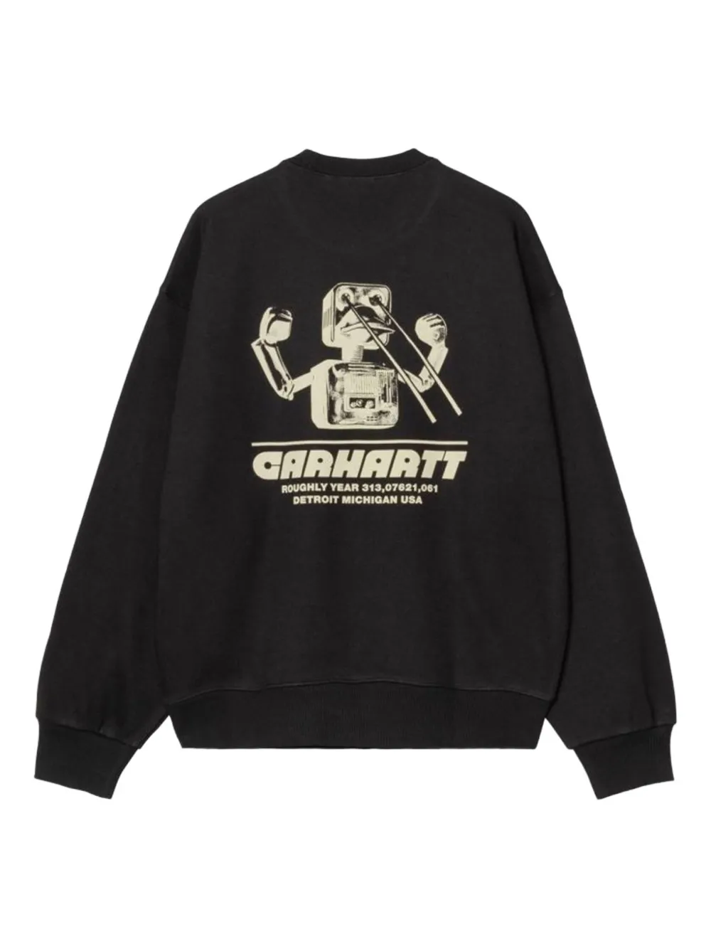 Carhartt WIP Wiptopia robot sweatshirt - Zwart