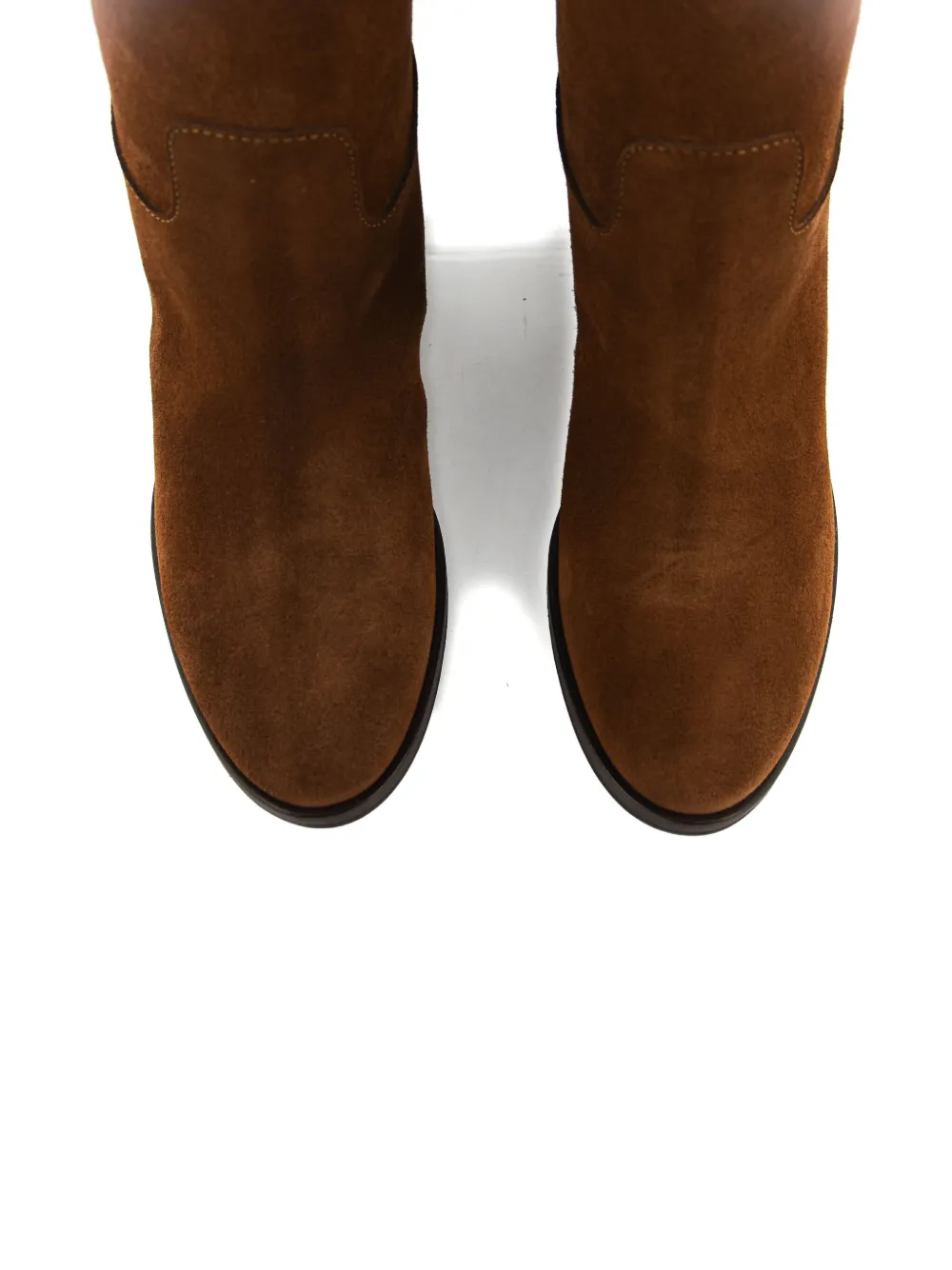 Paul Warmer 75mm Kate Suede Knee-high Boots In Brown