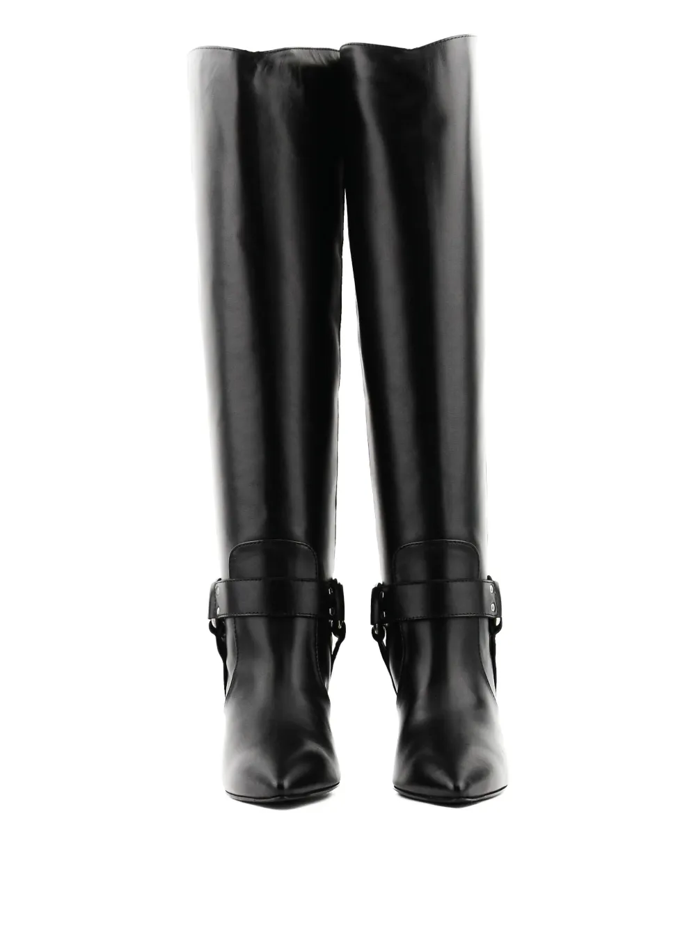 Paul Warmer Arizona buckle-strap boots Black