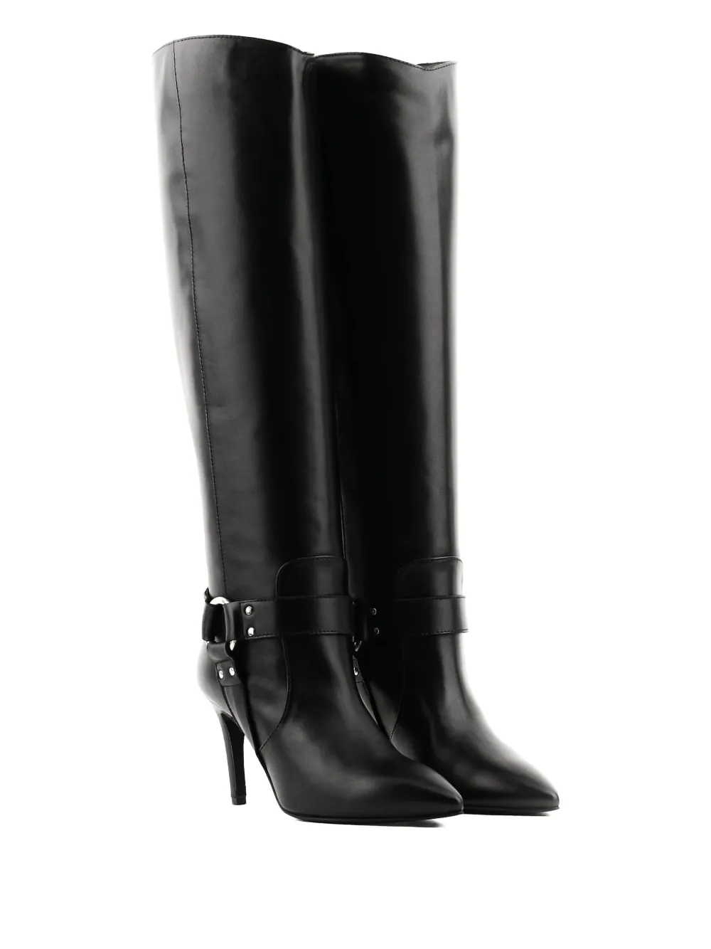 Paul Warmer Arizona buckle-strap boots Black