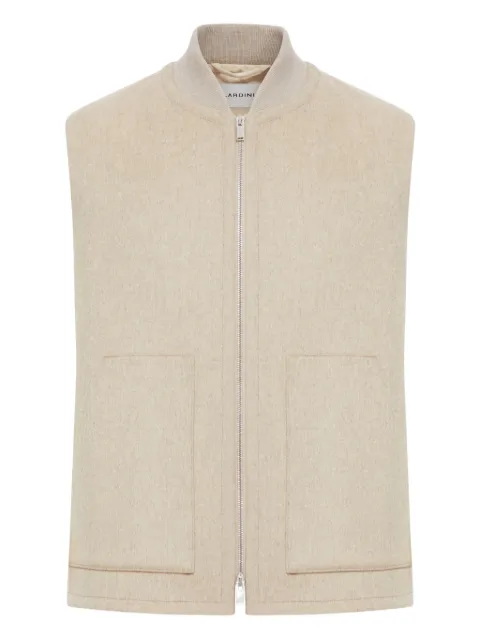 Lardini zip-front gilet