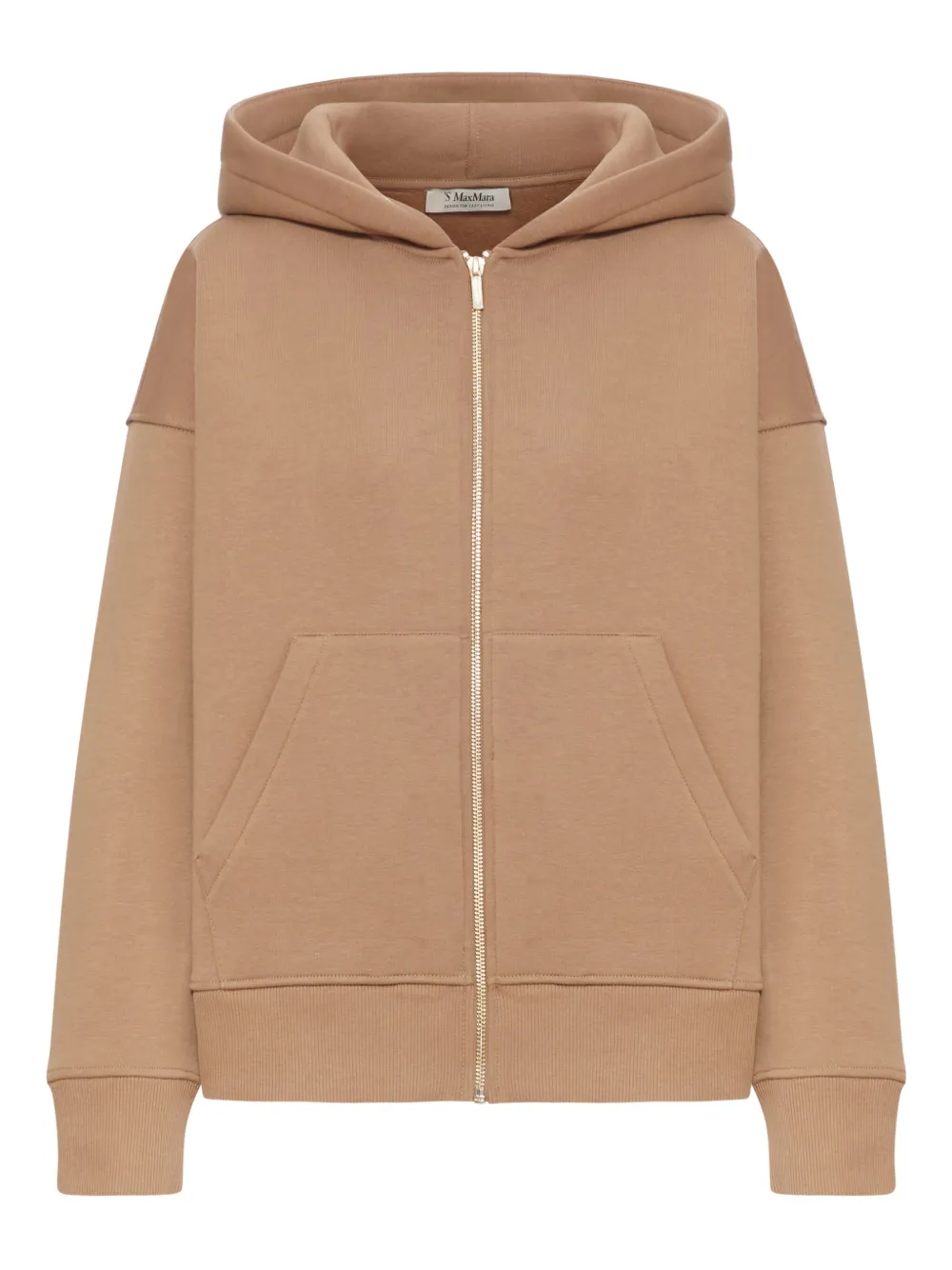 'S Max Mara Hoodie met rits Bruin