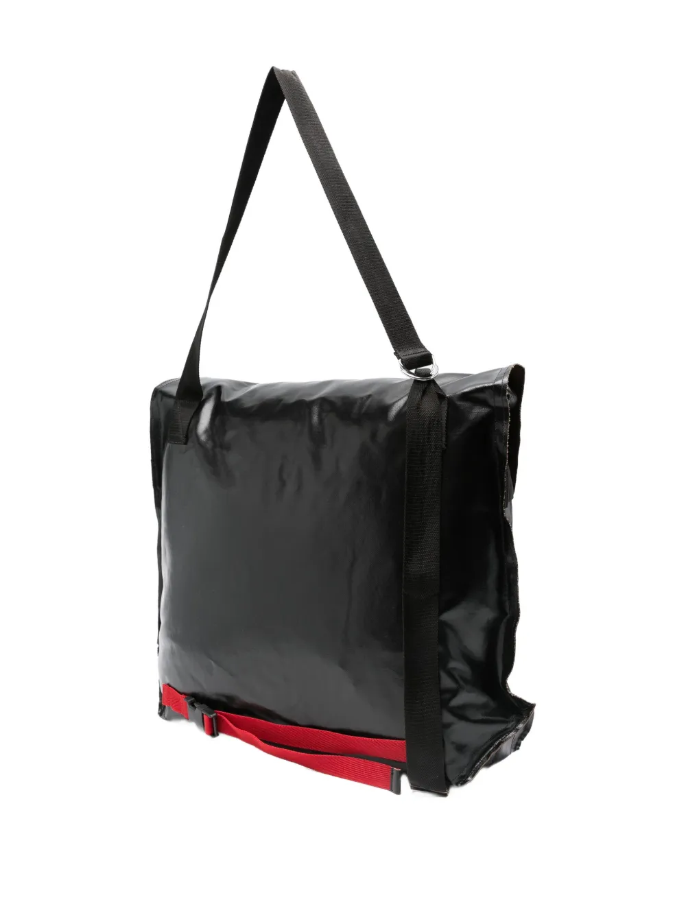 Plan C Schoudertas met grafische print Zwart