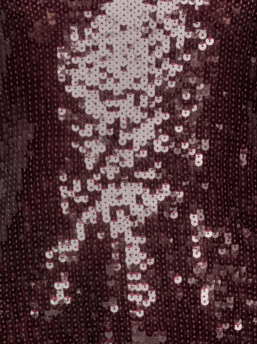 ROTATE BIRGER CHRISTENSEN Top met V-hals en pailletten Rood