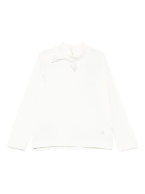 Abel & Lula bow-detail top