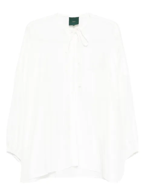 Jejia tie-neck balloon-sleeve top
