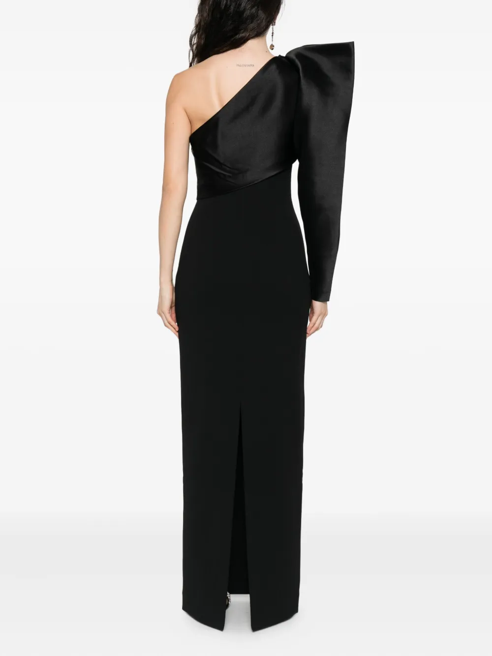 Solace London Maxi-jurk met print Zwart