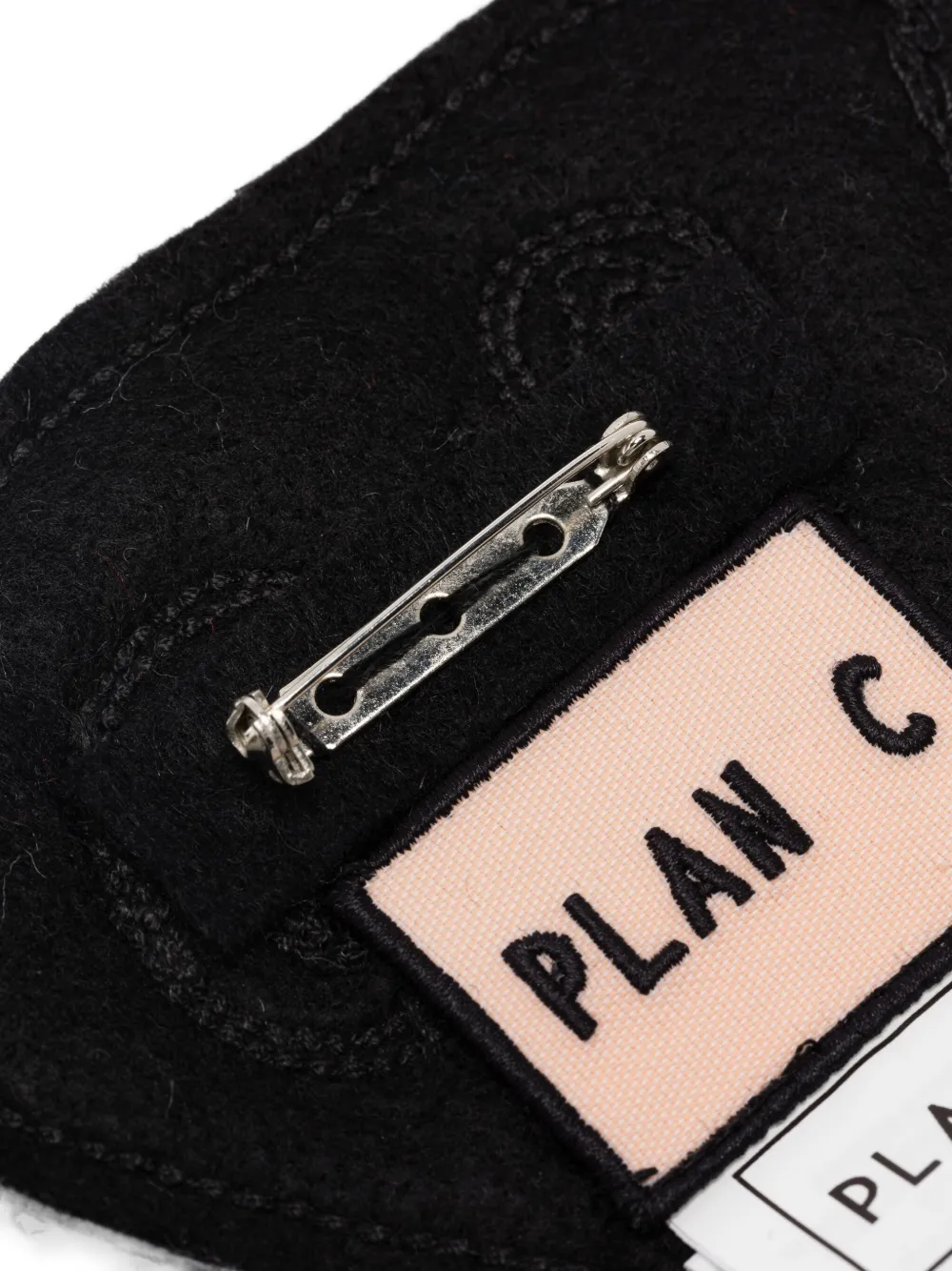 Plan C Triangular Pin In Black
