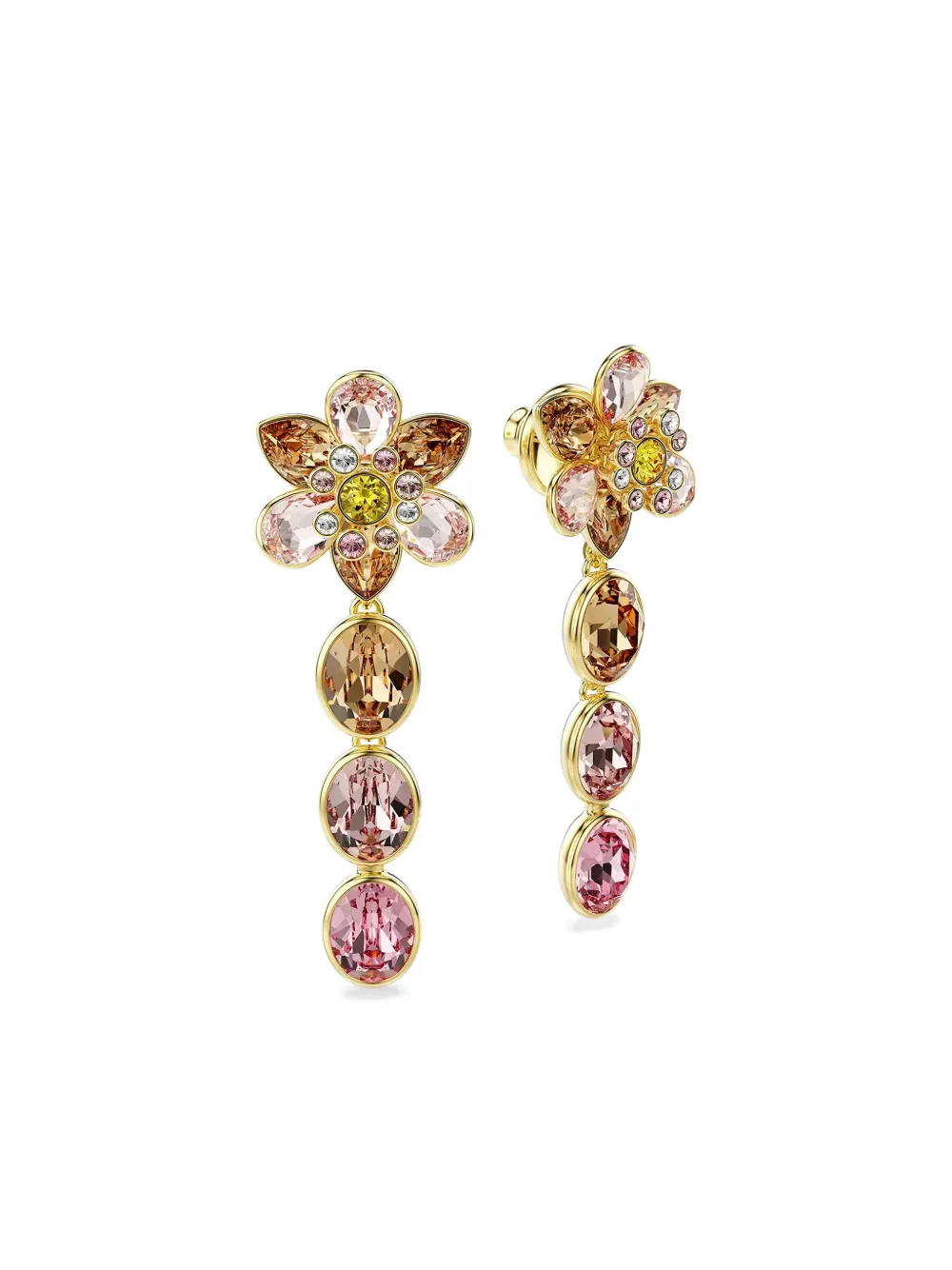 Swarovski Idyllia Drop-ohrhänger In Gold