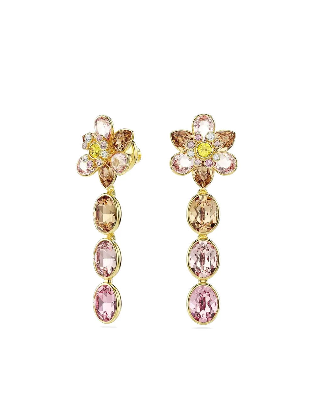 Swarovski Idyllia Drop-ohrhänger In Gold