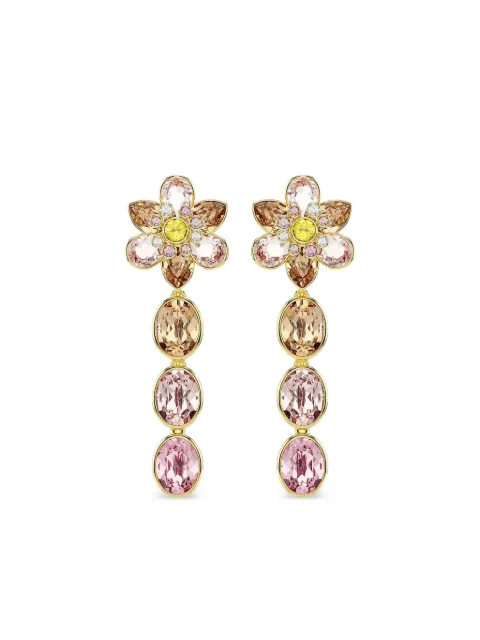 Swarovski Idyllia flower drop earrings