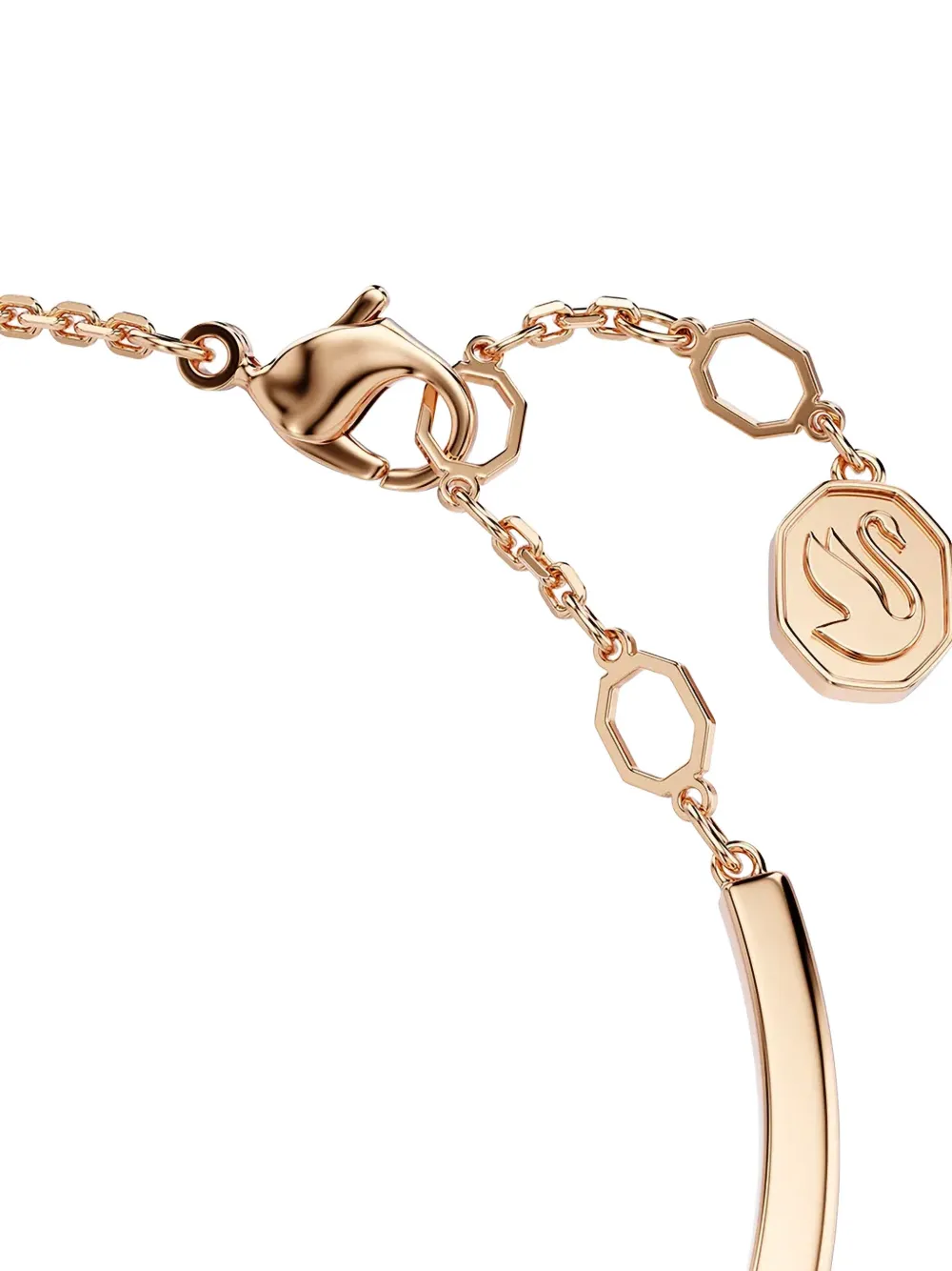 Swarovski Swaroski Mesmera Rose Gold-tone Plated Bangle In Gold