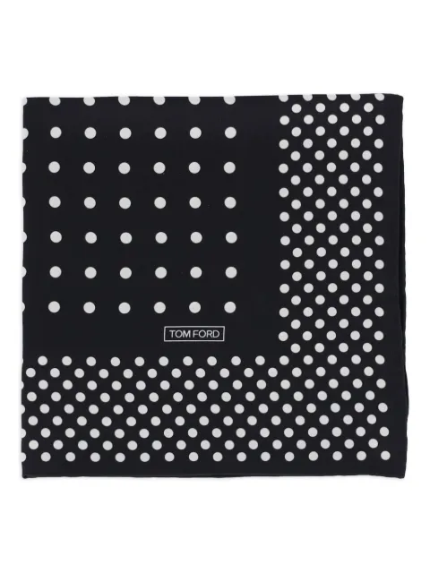 TOM FORD polka-dot silk scarf
