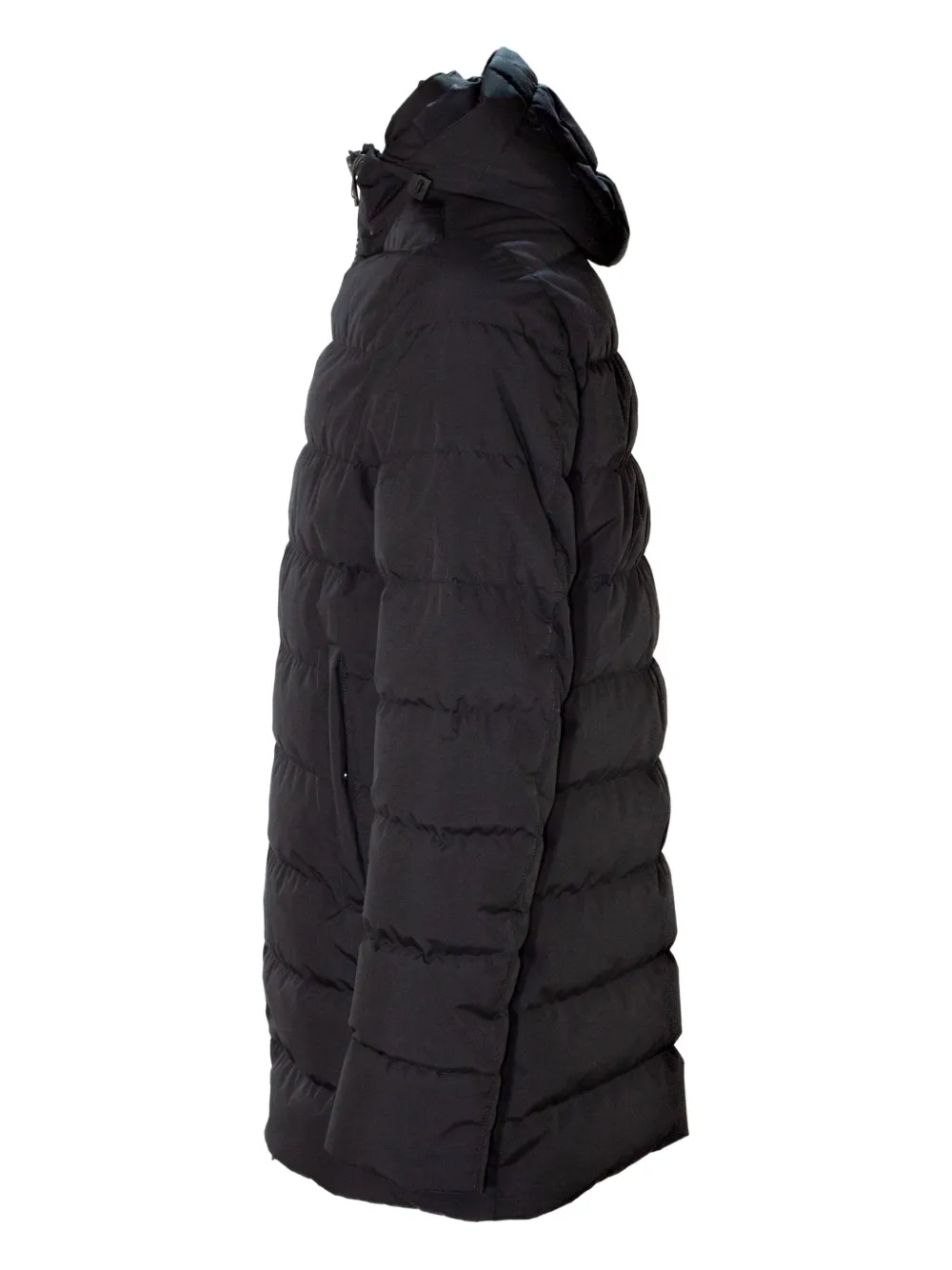 Herno hooded quilted jacket Zwart