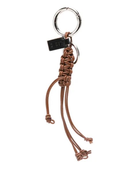 Plan C Pili braided-leather keyring
