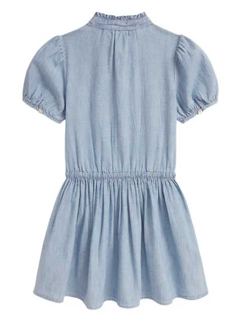 POLO RALPH LAUREN KIDS ruffled denim dress