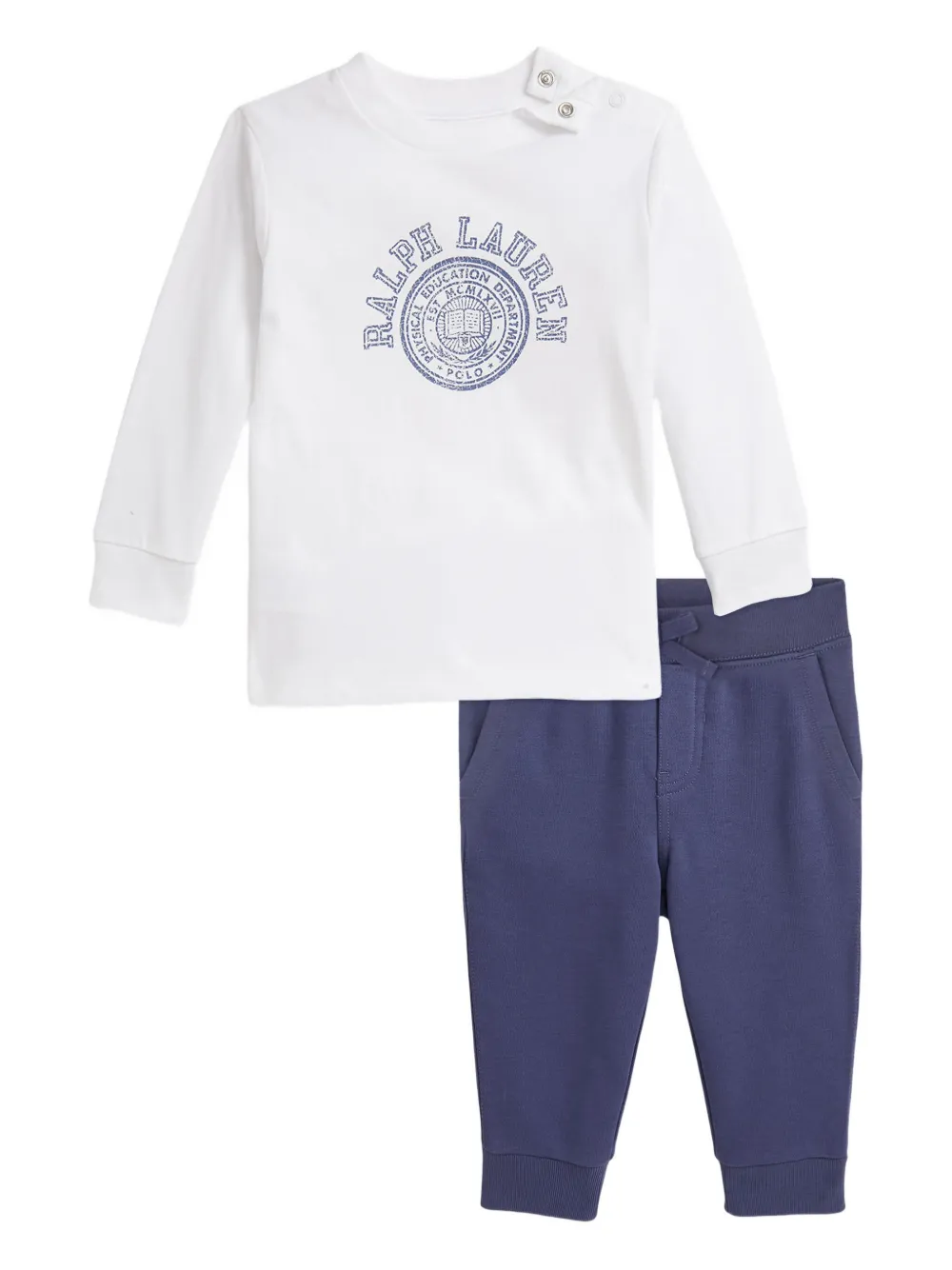 POLO RALPH LAUREN KIDS logo-embellished tracksuit set | White | Image 1