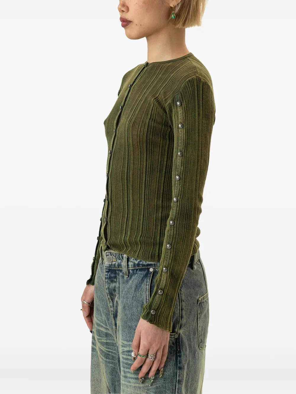 Protémoa Touch Cardigan In Green