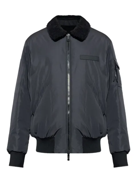 Moncler sherpa-collar bomber jacket