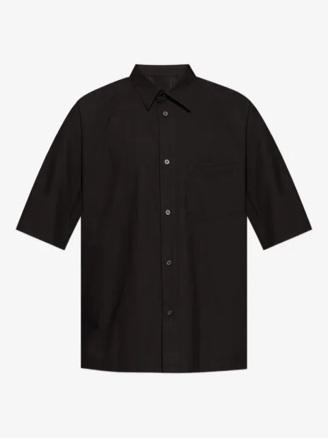 Homme Plissé Issey Miyake kortärmad skjorta med ficka