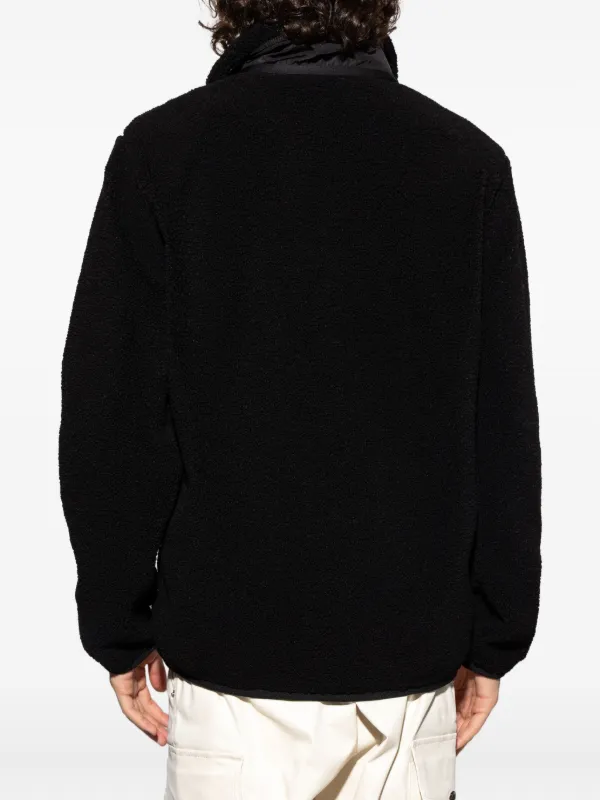 Moncler Fleece patch-pocket Sweater | Black | FARFETCH